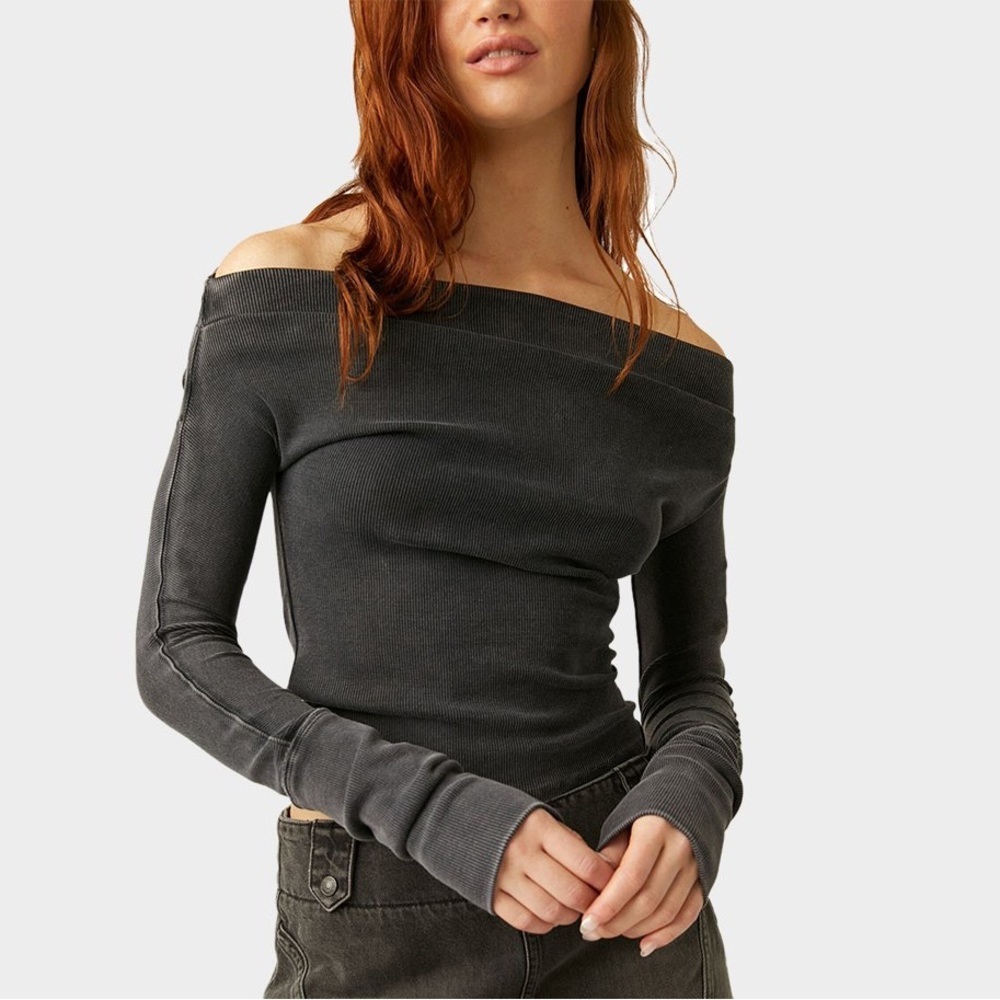 Free People Gigi Long-Sleeve Top